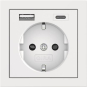 GIRA 245970 SCHUKO SP USB-Spannungsvers. 