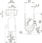 OBO 2056 M 22 A2 Bügelschelle 