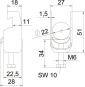 OBO BS-U1-M-22 A4 Bügelschelle 2056 