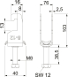 OBO 2056U M 70 A4 Bügelschelle 