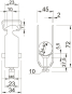 OBO 2056 40 FT Bügelschelle 34-40mm St 