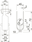 OBO 2056 40 A2 Bügelschelle 34-40mm A2 1 