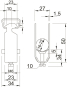 OBO 2056 22 A2 Bügelschelle 16-22mm A2 1 