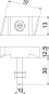OBO MS50HB M10x30 A4 Hakenkopfschraube f 