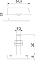 OBO MS41HB M10x30 A4 Hammerkopfschraube 