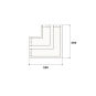 GGK 7981 Flachwinkel    MBR 65x130/45-FW 