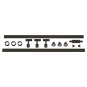 SLV PURI 1-PH HV-Set schwarz 2x1m 143190 