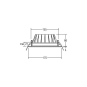 BRUM LED-Einbaustrahler 500mA,  12528073 