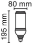 Radium LED SPECIAL  RL-HRL125 840/E27 EM 