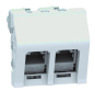 GGK Datendose M45 2Ports Aluoptik   6643 