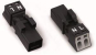 WAGO 890-212 Stecker,2-polig,schwarz 