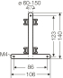 Hensel Mastbefestigung           KV MB 4 