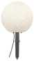 S&H LED-Dekokugel Ø30cm grau f.E27 88202 