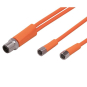 IFM Y-Verbindungskabel 2f M12 4p  EVT338 