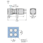 GS Leuchtdrucktaster rund      XB6AW1B5B 
