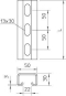 OBO MS5030P1000FT Profilschiene gelocht 