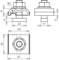 DEHN UNI-Erdungsklemme NIRO f. Rd 540260 