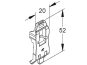 Kleinhuis Halteklammer B=52mm L=20mm K60 