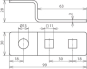 DEHN Endstück Niro 100x30mm       390479 