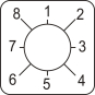 Schneider Bezeichnungsschild     KZ18421 