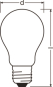 LEDV LED Bulb 7-60W/827 806lm 