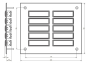 GRO UP Klingeltableau mit          55830 