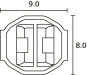 Hellermann ClosuresBlackATS3080-PA66HSUV 