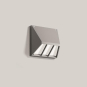 BEGA Wandleuchte silber 3000K   22292AK3 