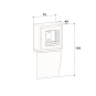 GGK 114305 Leerdose 1-fach   4D 20x80-D1 