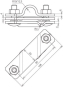 DEHN Anschlussschelle             620015 