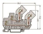 WAGO 870-101 1-Leiter/1-Pin-Doppelstock- 