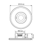 Esylux PD-FLAT-L 360/8 RW BMS EP10423055 