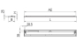 RIDI F-LINE-R1X145/35DA-O DALI   0660244 