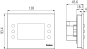THEB KNX Display mit  VARIA 826 S WH KNX 