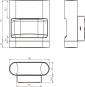 Theben LED-Leuchte      theLeda D SUL AL 