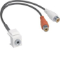 Hager Keystone Einsatz Klinke  GMKAUDIO2 