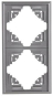 Kopp Abdeckrahmen 2-fach Malta 309215068 