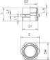 OBO 165 ADA M32-PG29 Adapter M-PG 