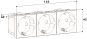 GGK Modul 45/Schuko-Steckdose 3-    6937 
