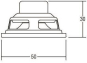 BRUM Lautsprechereinsatz 51 mm    309602 