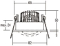 BRUM LED-Einbaustra. IP65 weiss 12353073 