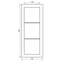 JG LS-design Rahmen 3fach     LSD 983 WW 