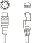 Leuze Verb.- KSS ET-M12-4A-RJ45-A-P7-100 