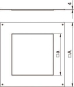 OBO DUG 350-3 9 Montagedeckel 350-2/3 f. 