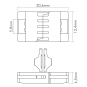 Nobile Verbind starr Flex LED 5011510035 