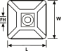 Hellermann MB4CA-PA66-NA(100) 