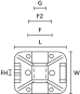 Hellermann TY8G1S-PA66W-BK(100) 