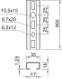 OBO CML3518P0900FT Profilschiene gelocht 