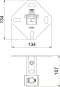 OBO WBDHE 41 A2 Wandhalter Kombi MS 41 