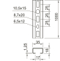 OBO CML3518P1000FT Profilschiene gelocht 